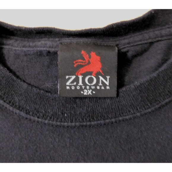 Jimi Hendrix Tee Shirt Vintage 2004 2X Black Face the Truth Today Zion Cotton - Picture 7 of 7